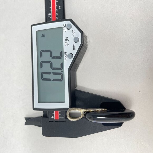 Dichroic Fused Glass Pendant Signed CS Blue Modern Art Avant Garde Handmade - Picture 10 of 10